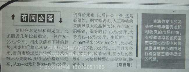 答读者问:今年种什么药材最赚钱