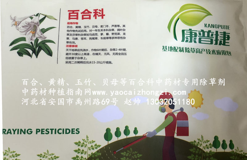 中药材芍药科专用除草剂